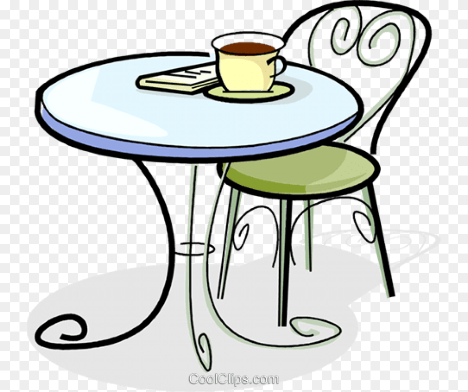 Coffee Cup On Table Images Background Cartoon Cup On Table, Architecture, Room, Indoors, Furniture Png Image