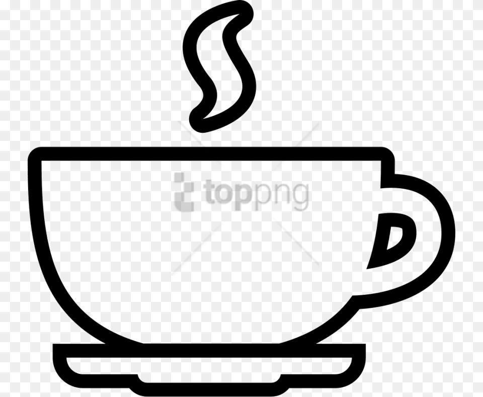 Coffee Cup Outline Image With Transparent Coffee Cup Outline, Beverage, Coffee Cup, Smoke Pipe Free Png