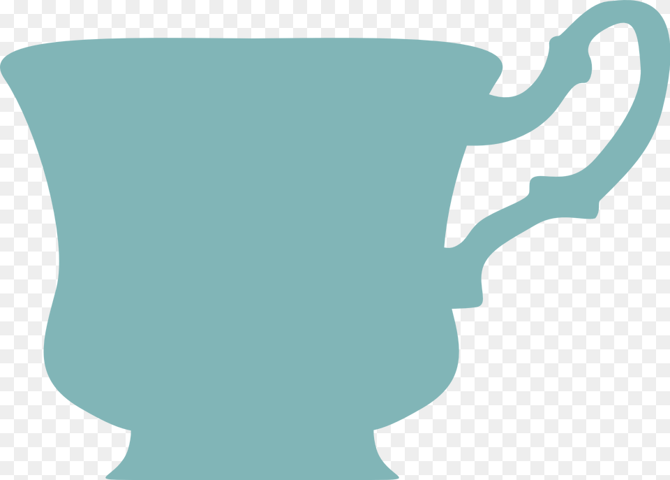 Coffee Cup Silhouette, Animal, Fish, Sea Life, Shark Png