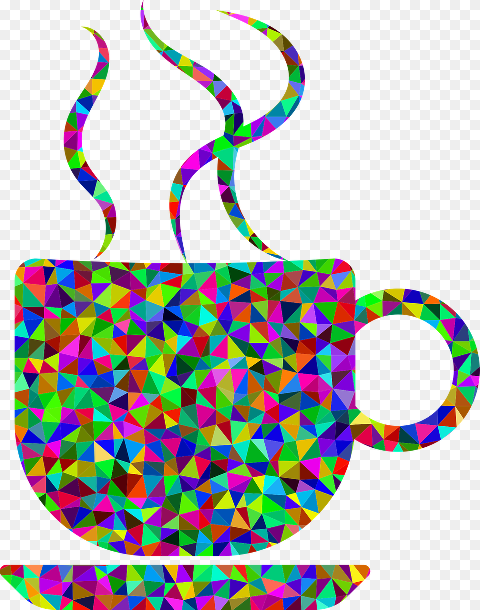 Coffee Cup Silhouette Colorful Coffee Cup Clipart, Accessories, Bag, Handbag, Purse Png