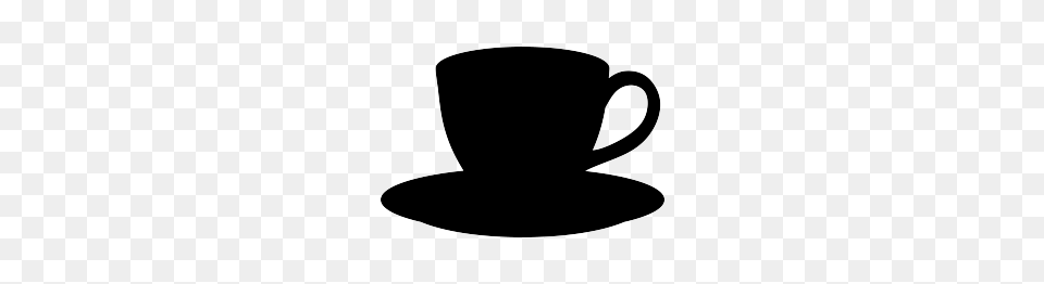 Coffee Cup Silhouette Papieromania, Saucer, Beverage, Coffee Cup Png Image