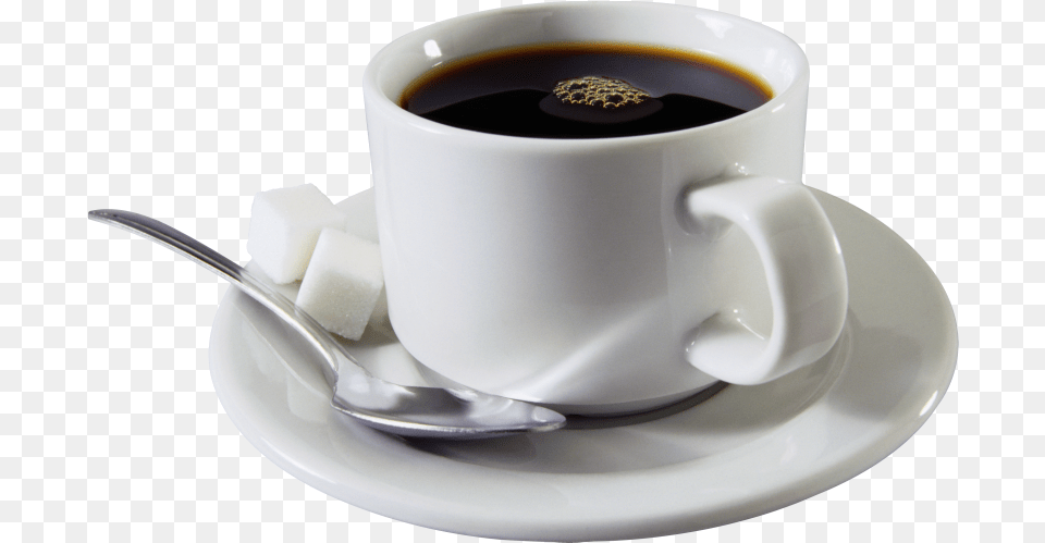 Coffee Cup Tea Cafe Cup Of Coffee, Cutlery, Saucer, Spoon, Beverage Png Image