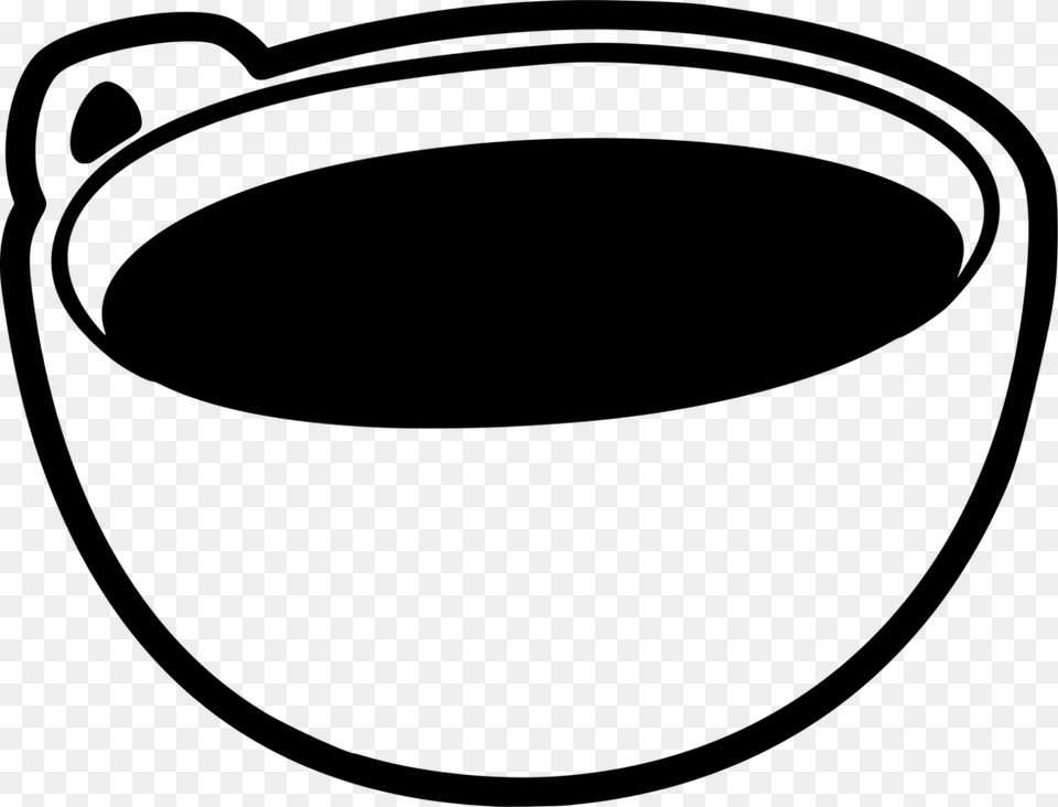 Coffee Cup Teacup, Gray Free Png Download