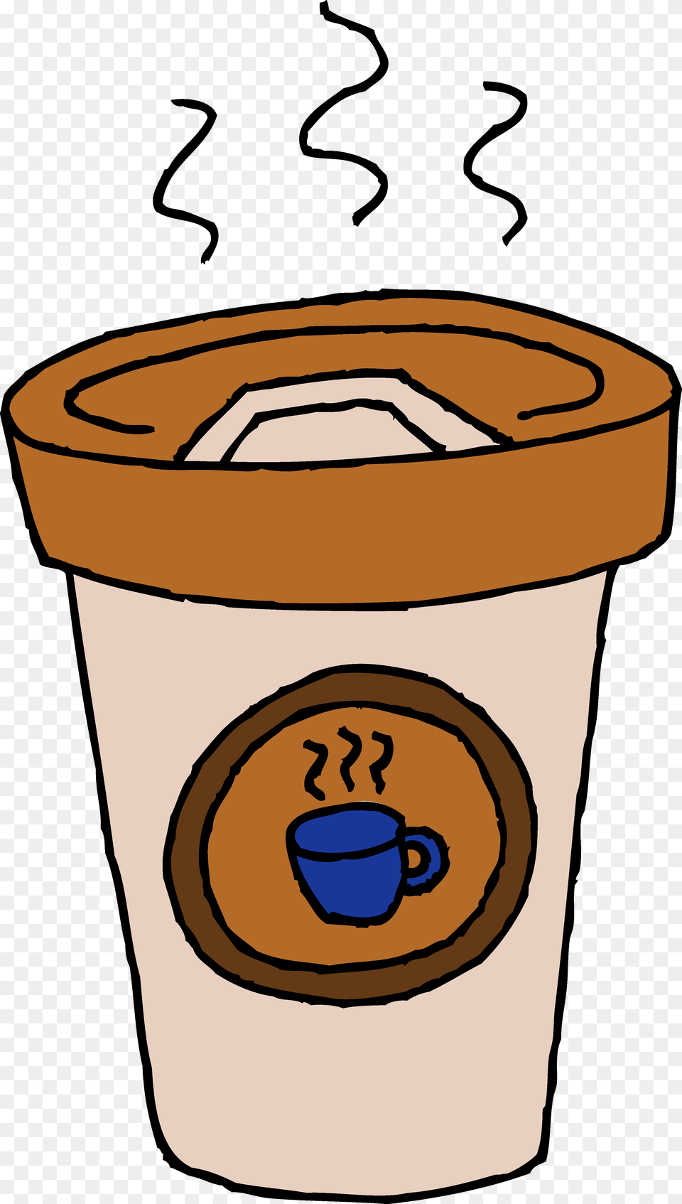 Coffee Cups Are Typically Made Of Glazed Ceramic And Have Png Image