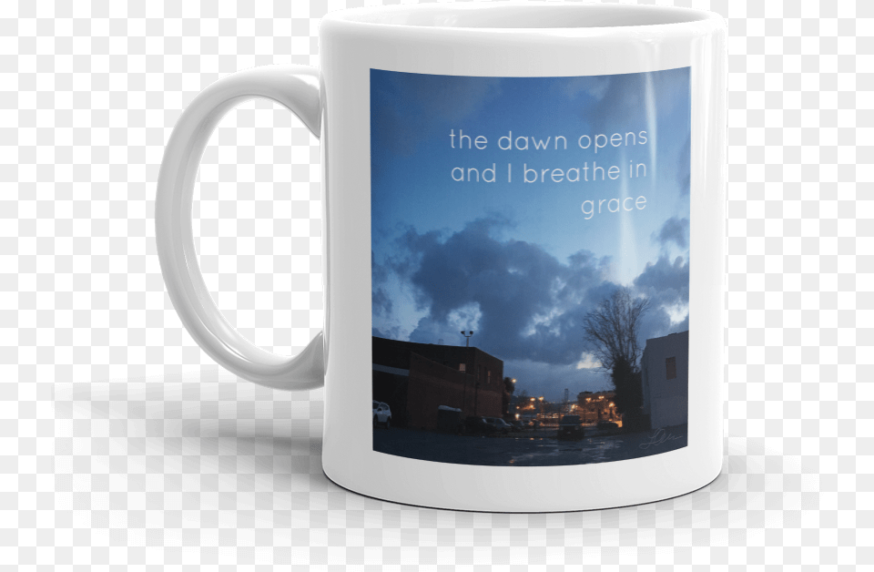 Coffee Cups Dawn Coffee Mug Mockup Handle On Left Coffee Cup, Beverage, Coffee Cup, Car, Transportation Free Transparent Png