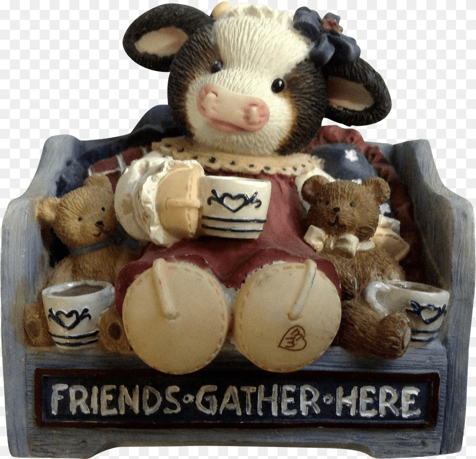 Coffee Dairy Cow, Figurine, Ball, Cricket, Cricket Ball Free Png Download