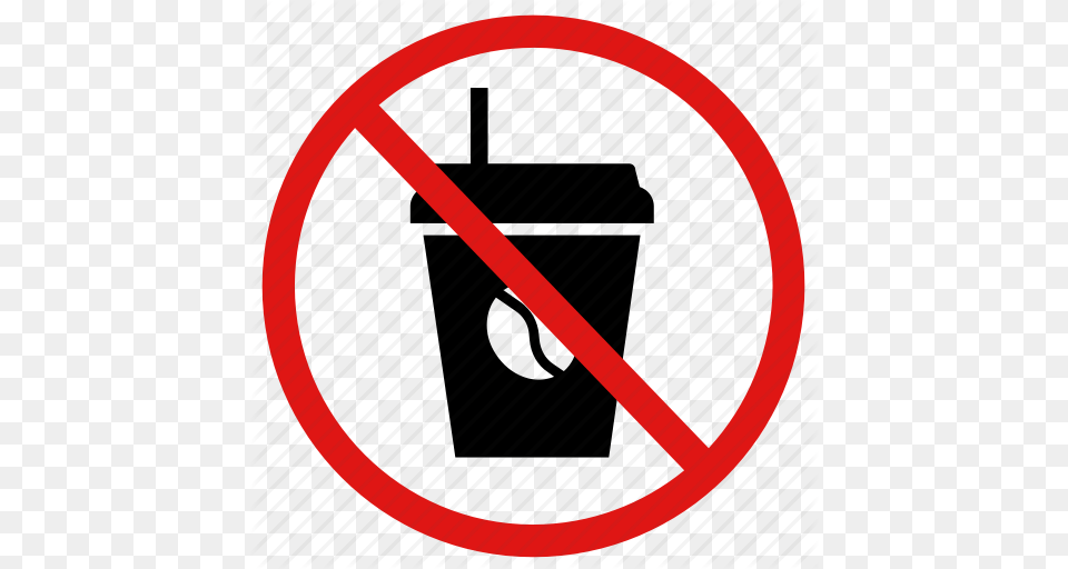 Coffee Drinking Drinks No Prohibited Icon, Sign, Symbol Free Png Download