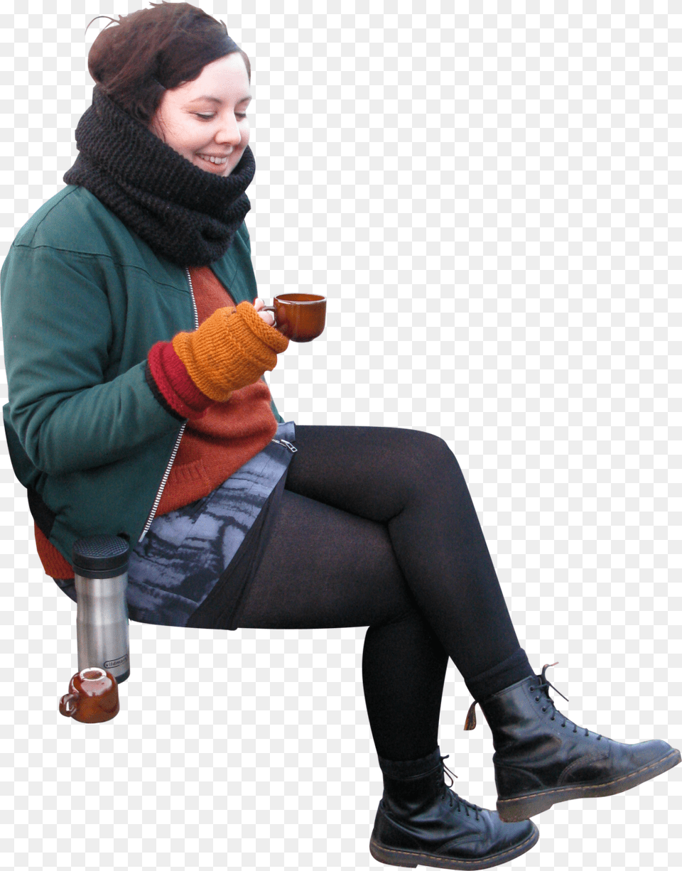 Coffee Drinking People, Shoe, Clothing, Footwear, Adult Free Png