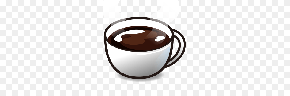 Coffee Emojidex, Cup, Chocolate, Dessert, Food Free Transparent Png