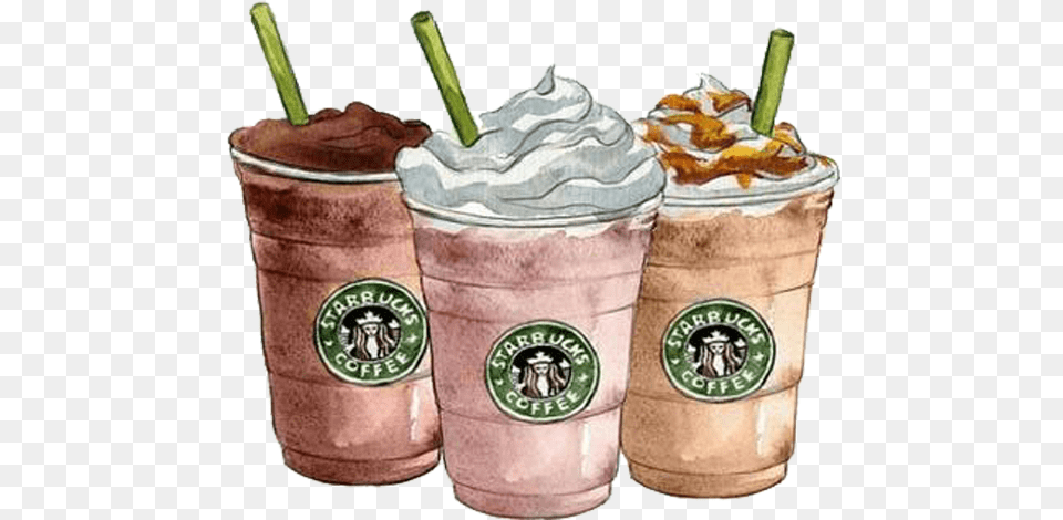 Coffee Frappuccino Ice Starbucks Drawing Cream Clipart Starbucks Drawing, Beverage, Milk, Juice, Ice Cream Free Png