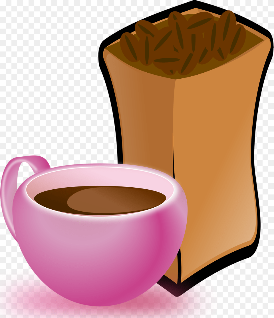 Coffee Stock Photo Illustration Of A Cup Of Coffee, Beverage, Chocolate, Dessert, Food Free Transparent Png