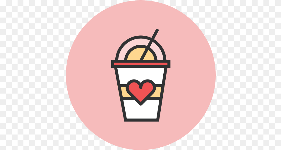 Coffee Heart Icon Pink Coffee Icon, Dynamite, Weapon, Cream, Dessert Free Transparent Png