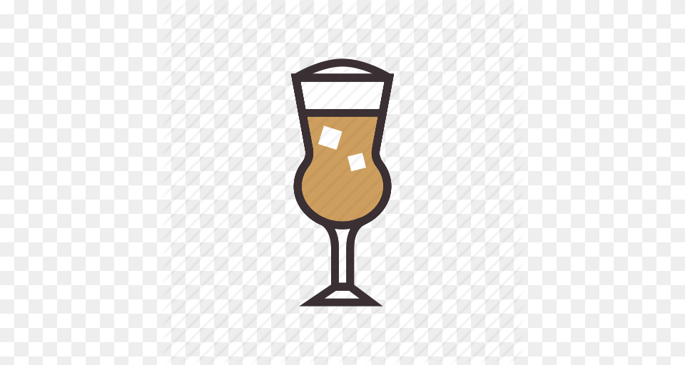 Coffee Iced Latte Icon, Alcohol, Beer, Beverage, Glass Free Png