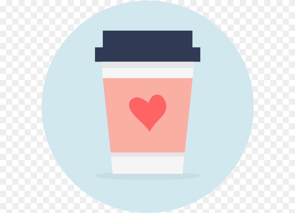 Coffee Icon Heart, Cup, Disk Png