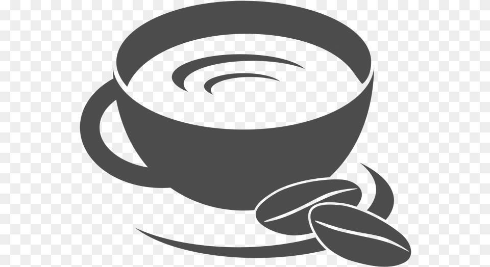 Coffee Logo Black And White Coffee, Cup, Beverage, Coffee Cup, Animal Free Png