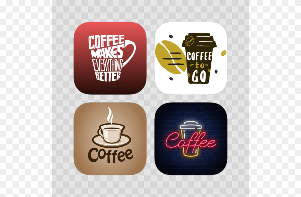 Coffee Lovers All In One Stickers Bundle On The App Coffee Cup, Light, Logo, Beverage, Coffee Cup Png