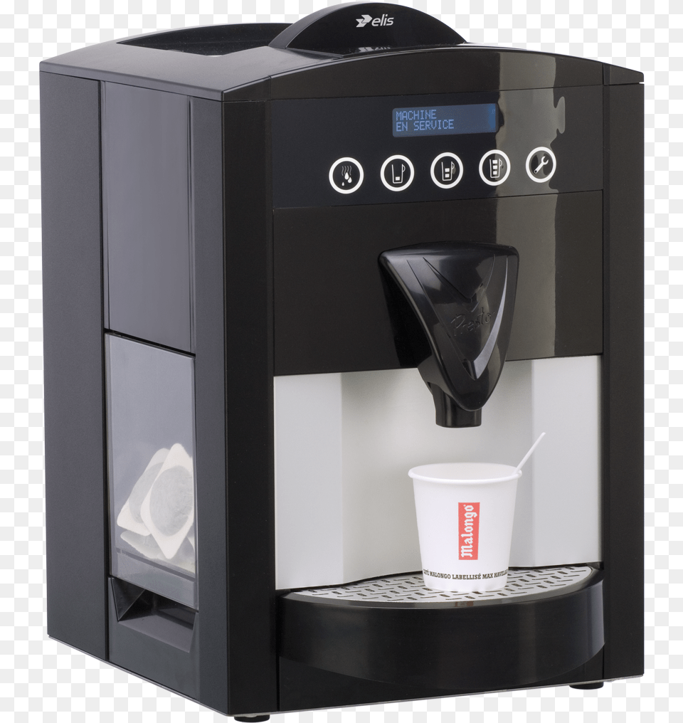 Coffee Machine Elis Malongo, Cup, Beverage, Coffee Cup, Disposable Cup Free Transparent Png