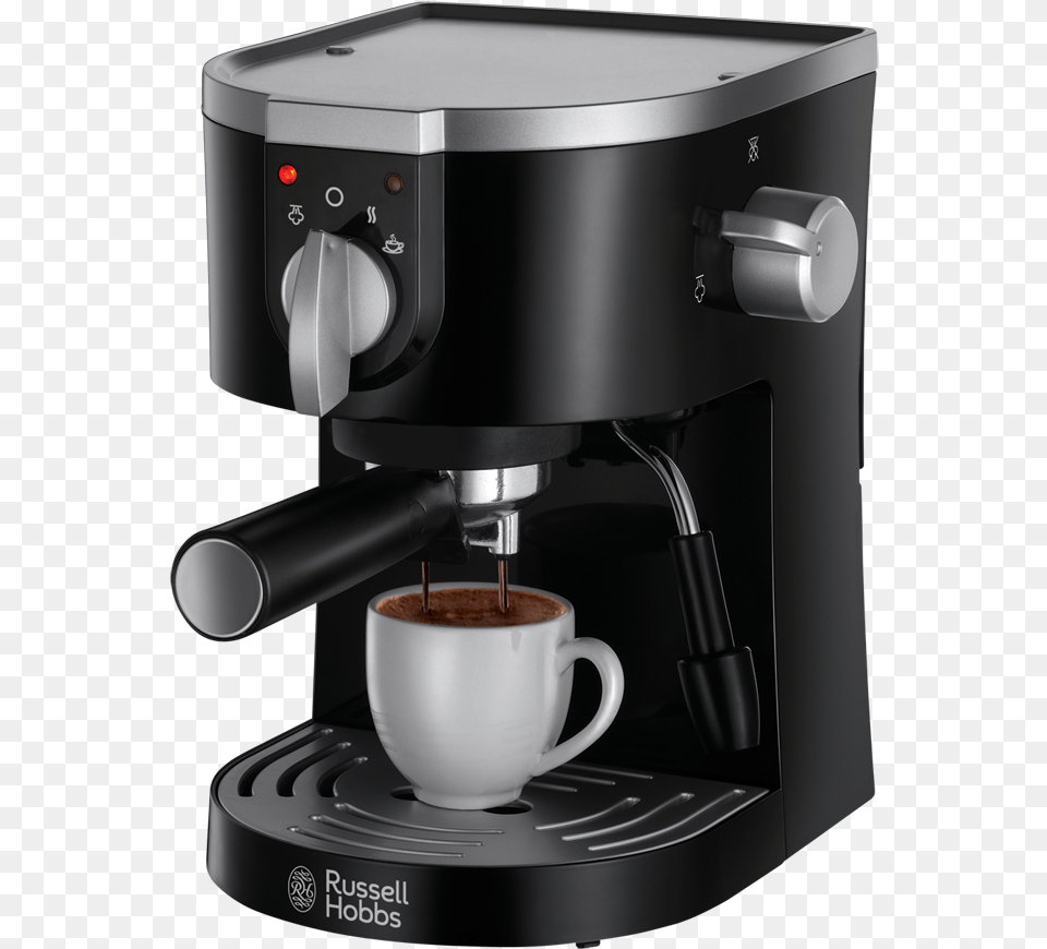 Coffee Machine Russell Hobbs Espresso Machine, Cup, Beverage, Coffee Cup, Appliance Free Png