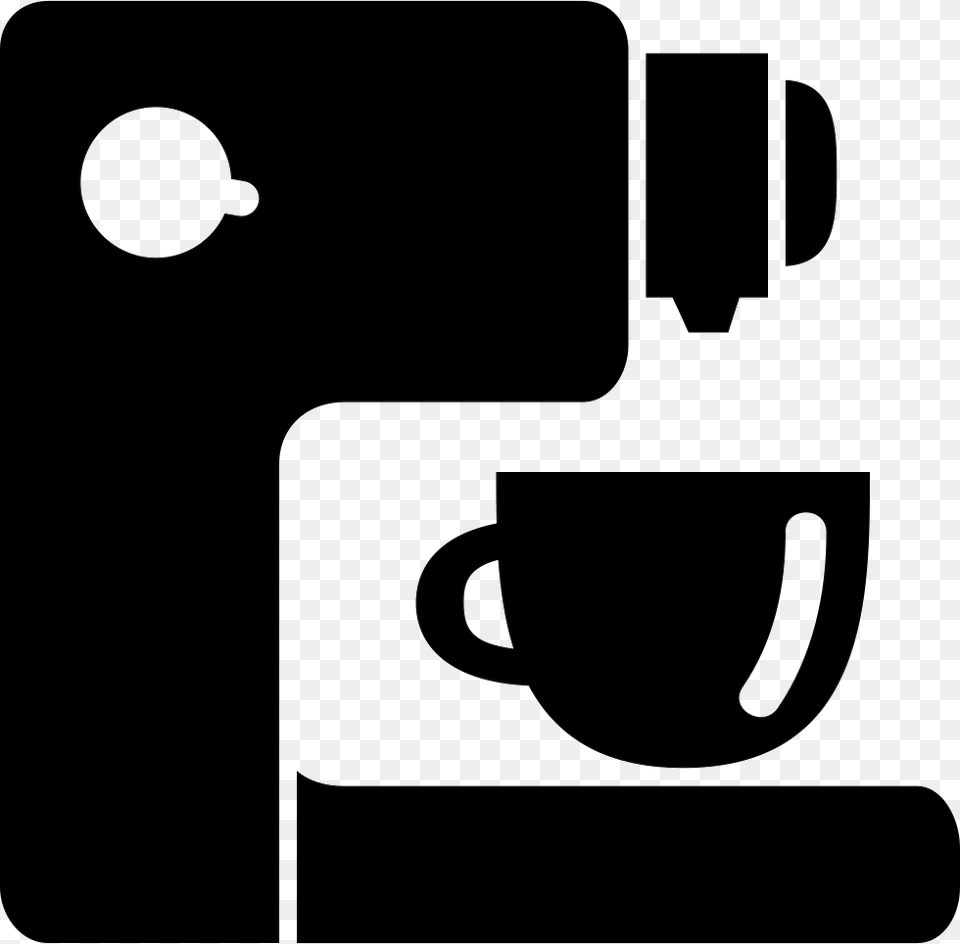 Coffee Maker Icon, Cup, Stencil, Device, Beverage Free Transparent Png