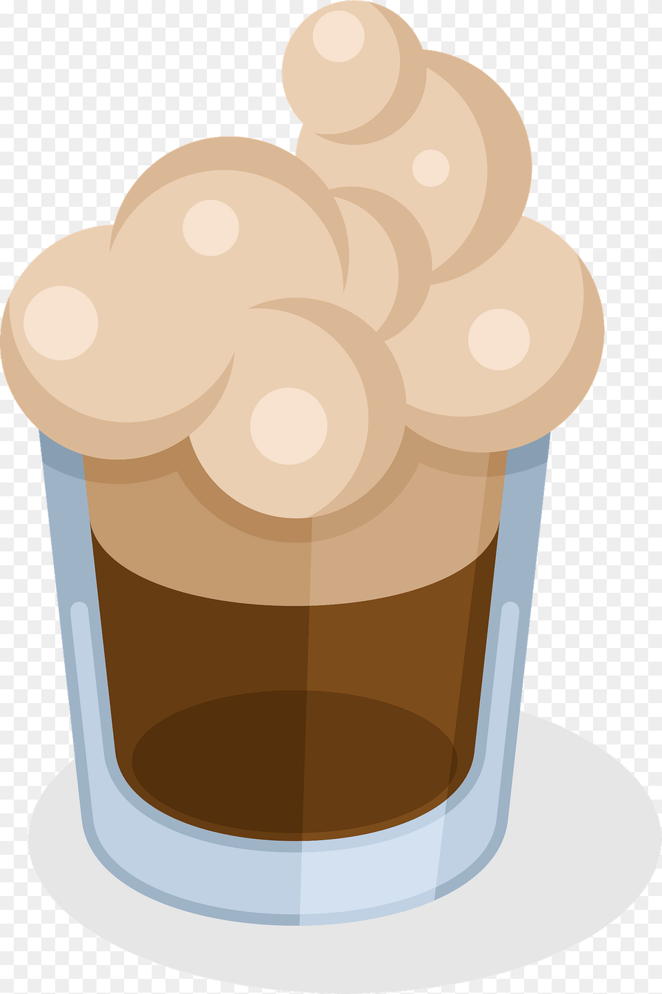 Coffee Milk Cream Clipart, Cup, Cake, Food, Dessert Png
