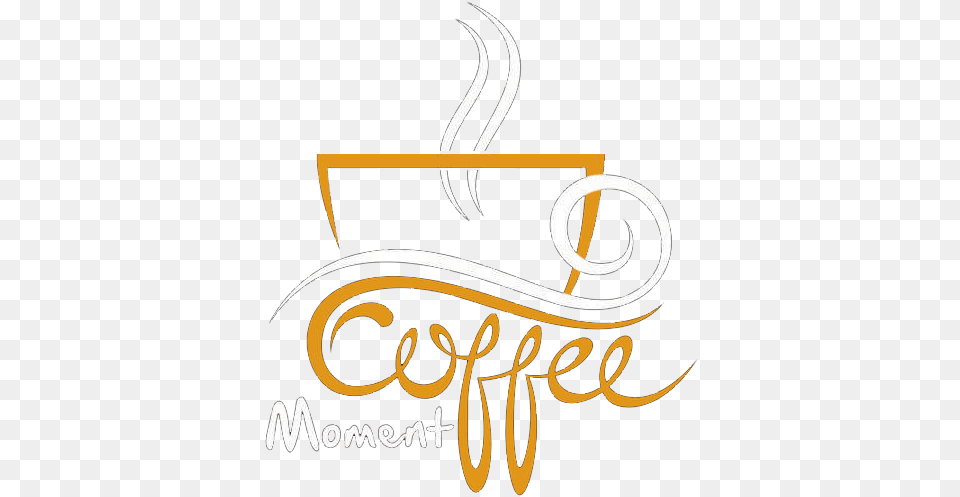 Coffee Moment Calligraphy, Text, Handwriting Png Image