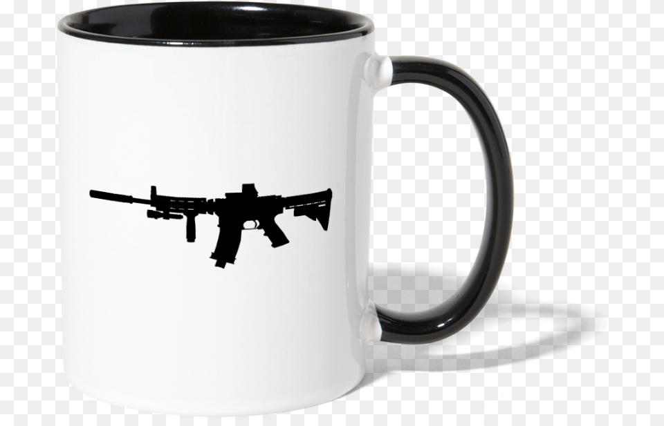 Coffee Mug Mug, Cup, Gun, Weapon, Firearm Png