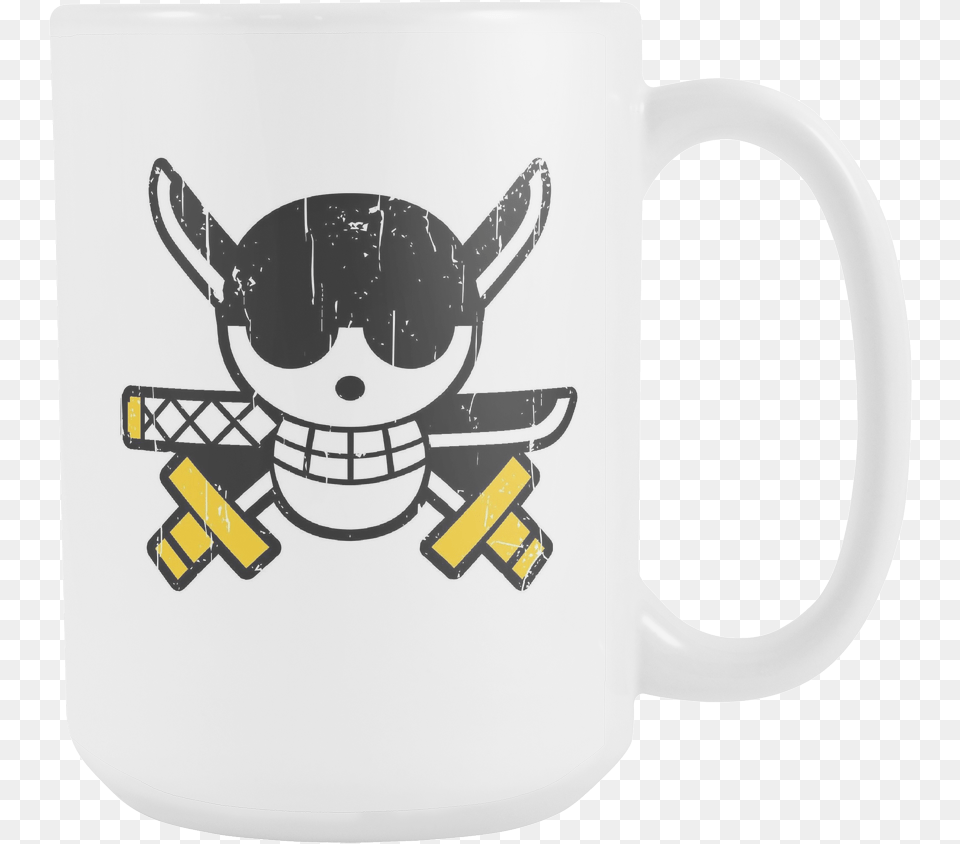Coffee Mug One Piece Logo Zoro, Cup, Beverage, Coffee Cup, Plant Png Image