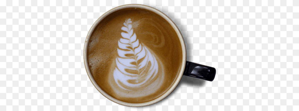 Coffee Mug Top Picture Latte Art, Cup, Beverage, Coffee Cup Png Image