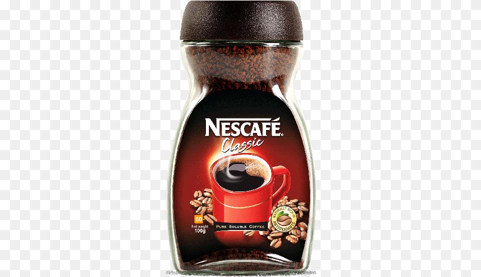Coffee Nescafe Jar Nescaf Classic, Cup, Beverage, Bottle, Shaker Free Png Download