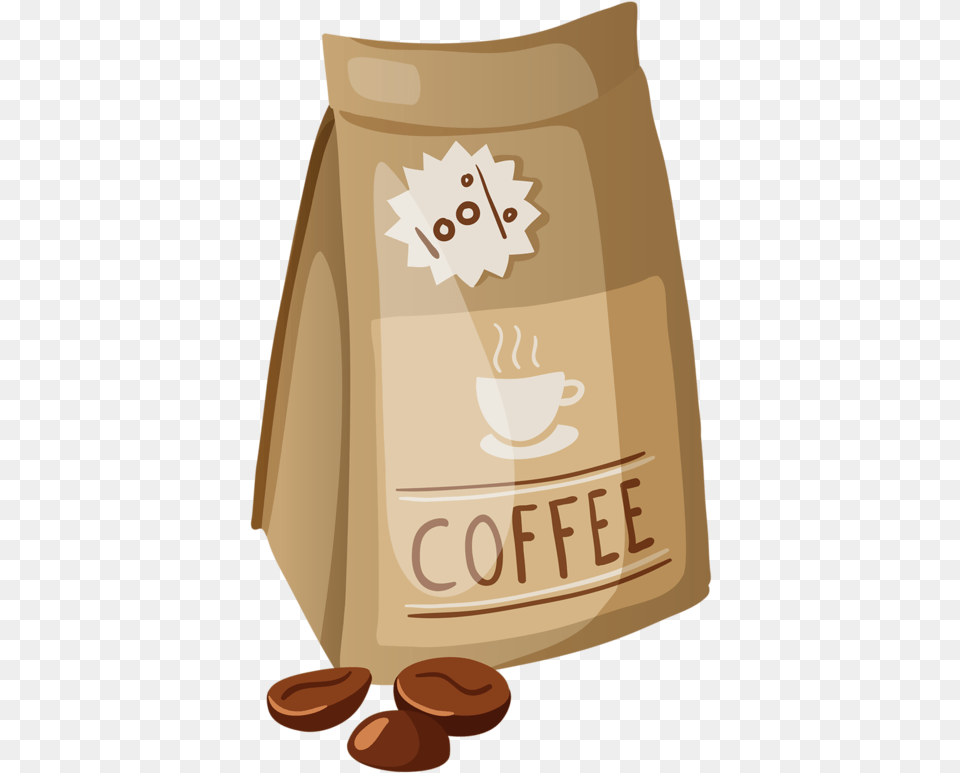 Coffee Pack Clipart, Bag, Food Free Transparent Png
