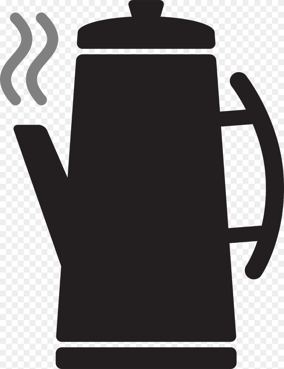 Coffee Percolator Black And White Clipart, Cookware, Pot, Pottery Png