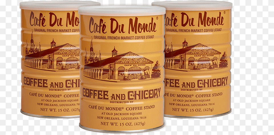 Coffee Plan Cafe Du Monde, Tin, Can Png