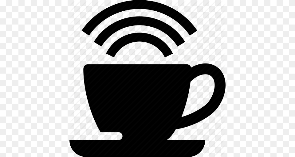 Coffee Pot Coffee Shop Diner Wifi Icon, Cup, Architecture, Beverage, Building Png