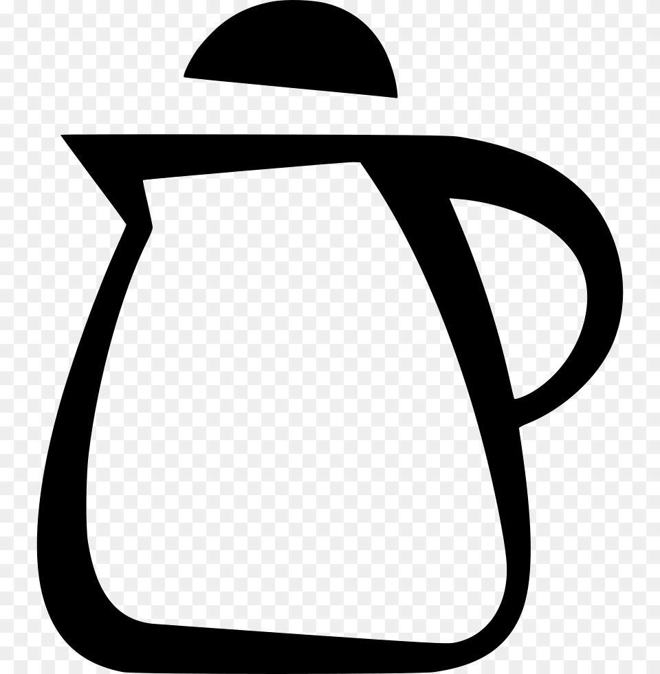 Coffee Pot Coffeemaker, Stencil, Clothing, Hat, Bag Free Png Download