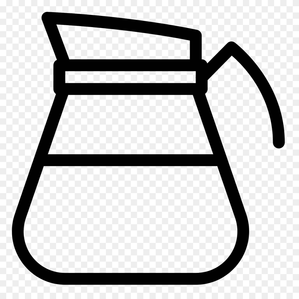 Coffee Pot Icon, Gray Free Transparent Png