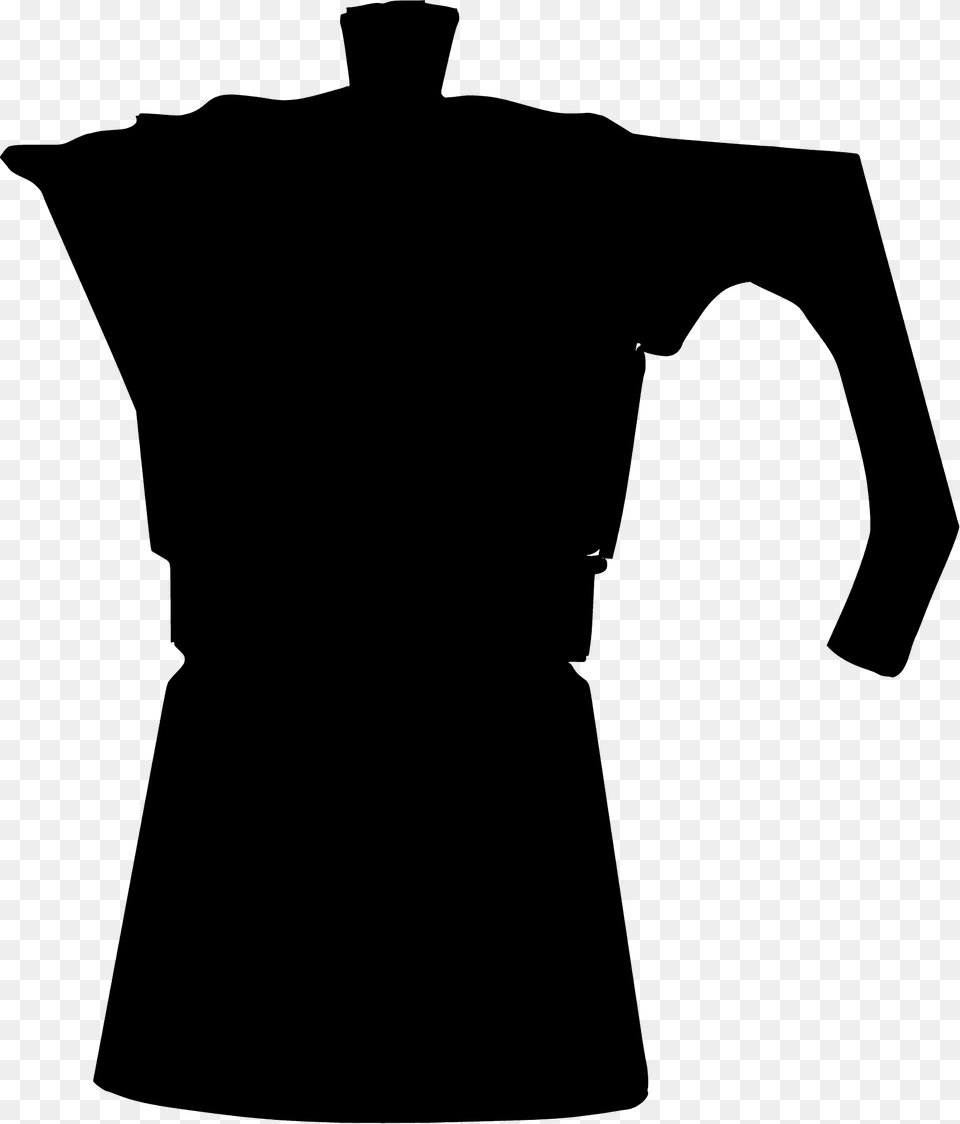 Coffee Pot Silhouette, Clothing, Coat Free Png Download