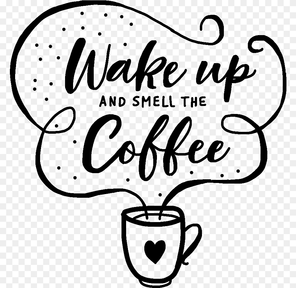 Coffee Quotes To Draw, Gray Free Png Download