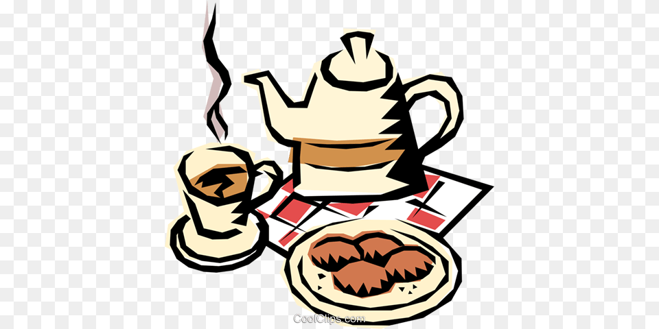 Coffee Royalty Vector Clip Art Illustration, Pottery, Cookware, Pot, Cup Png