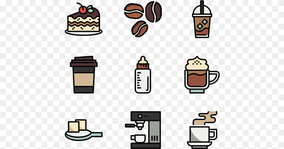 Coffee Shop, Cup, Cream, Dessert, Food Free Transparent Png