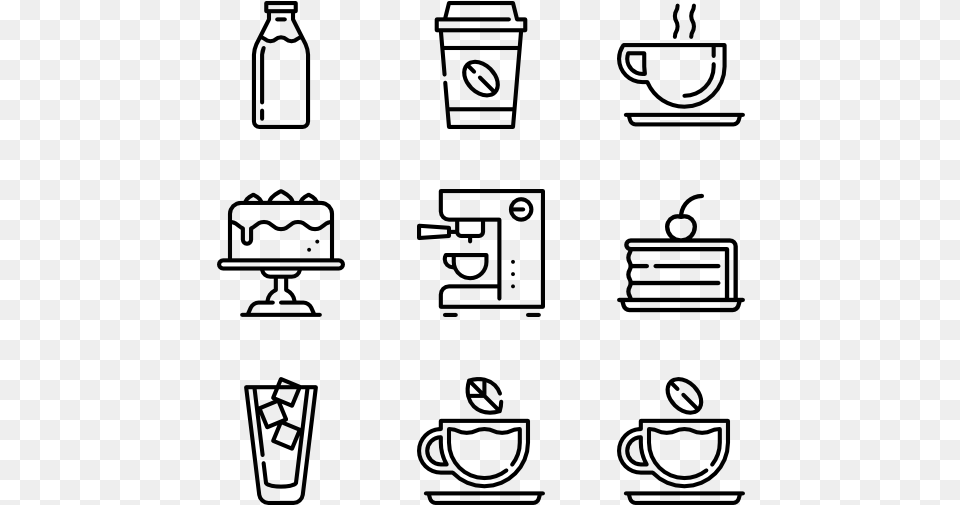 Coffee Shop Free Coffee Icon, Gray Png Image