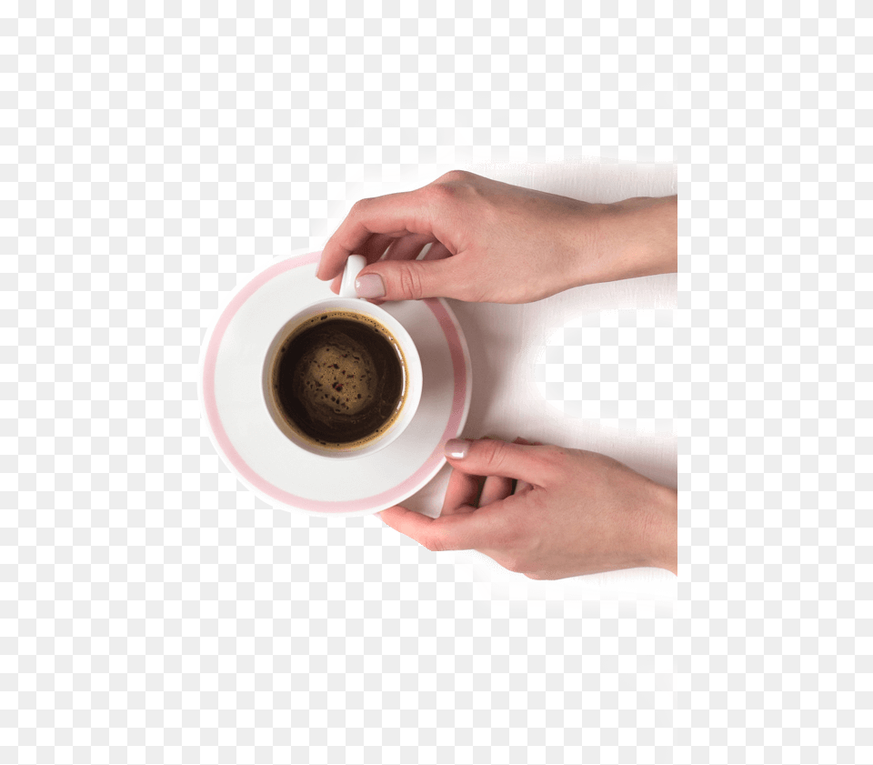 Coffee Shop Pos Coffee, Person, Hand, Finger, Cup Png Image