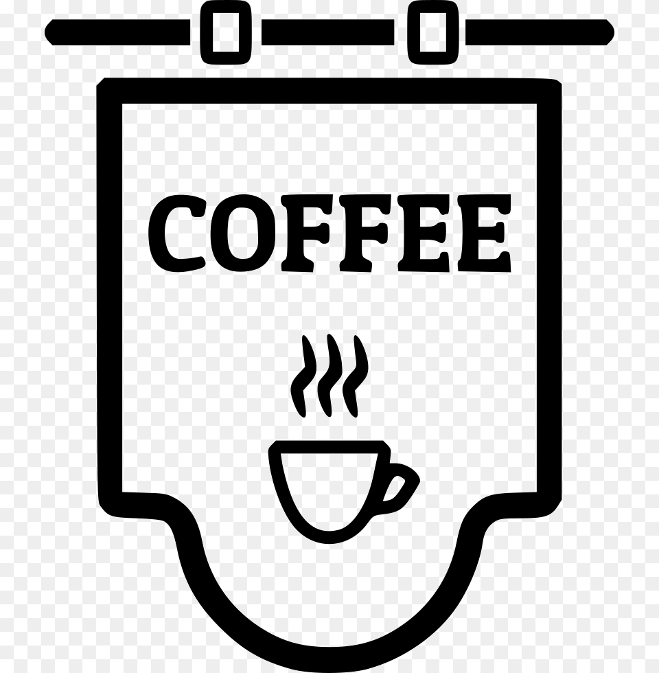 Coffee Shop Sign Coffee Shop Icon, Stencil, Logo, Symbol, Text Png