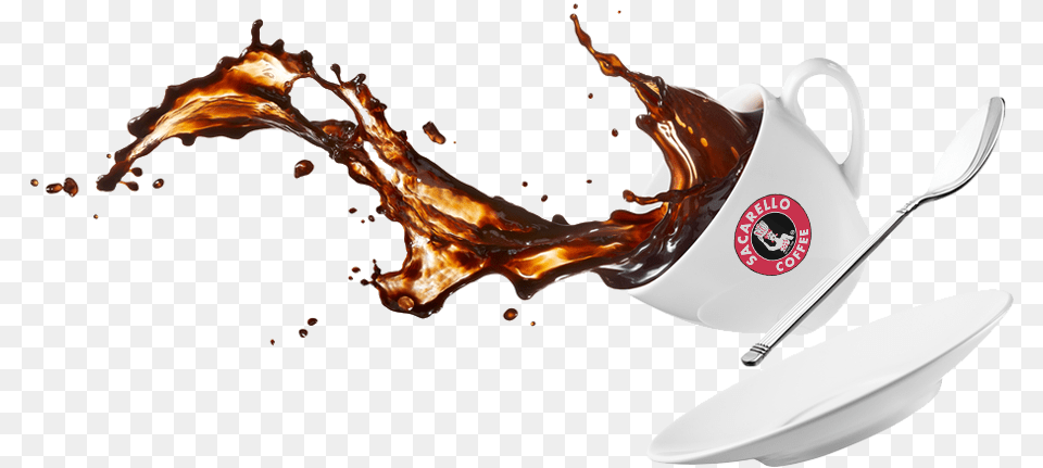 Coffee Spill, Cup, Cutlery, Spoon, Beverage Free Transparent Png