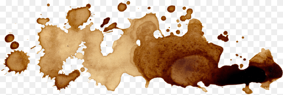 Coffee Spill Watercolor Coffee Stain Free Png