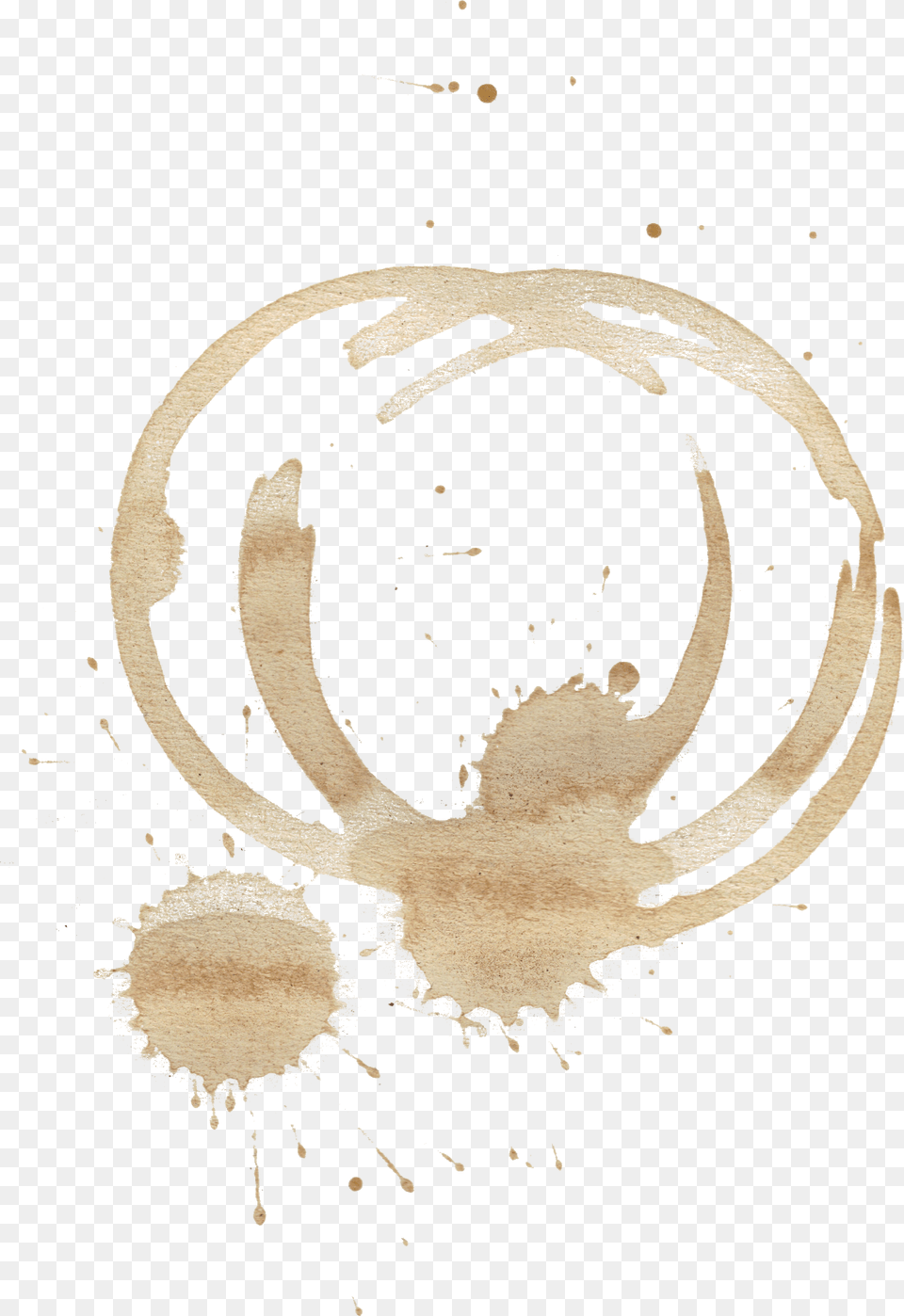 Coffee Stain 2 Illustration, Person, Antler, Head Png Image