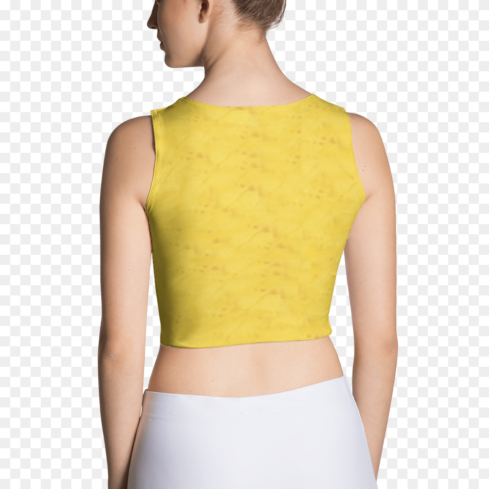 Coffee Stain Cut Sew Crop Top, Blouse, Clothing, Head, Person Png