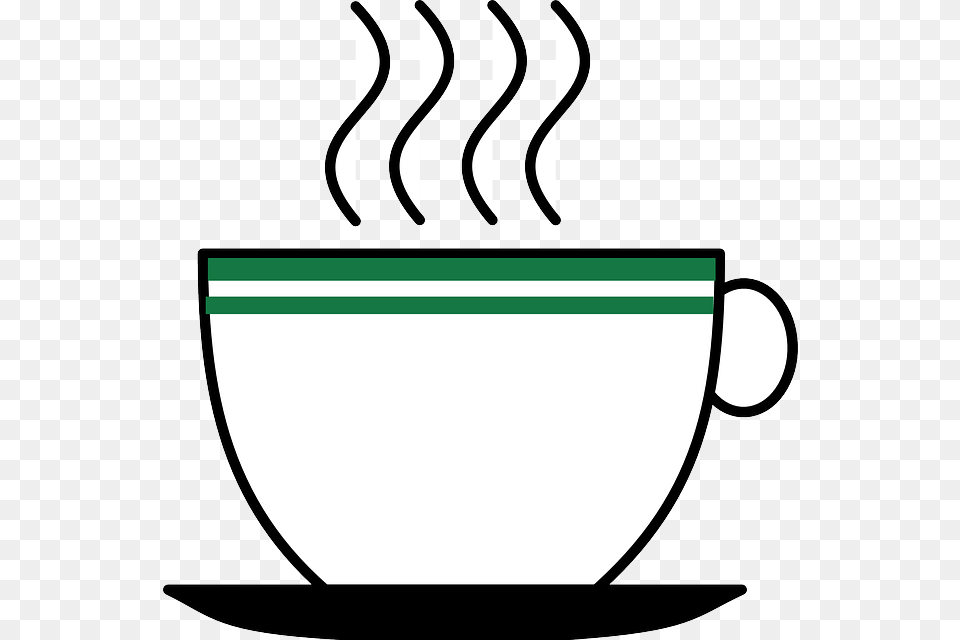 Coffee Steam Outline Clipart, Cup, Saucer, Beverage, Coffee Cup Free Png Download