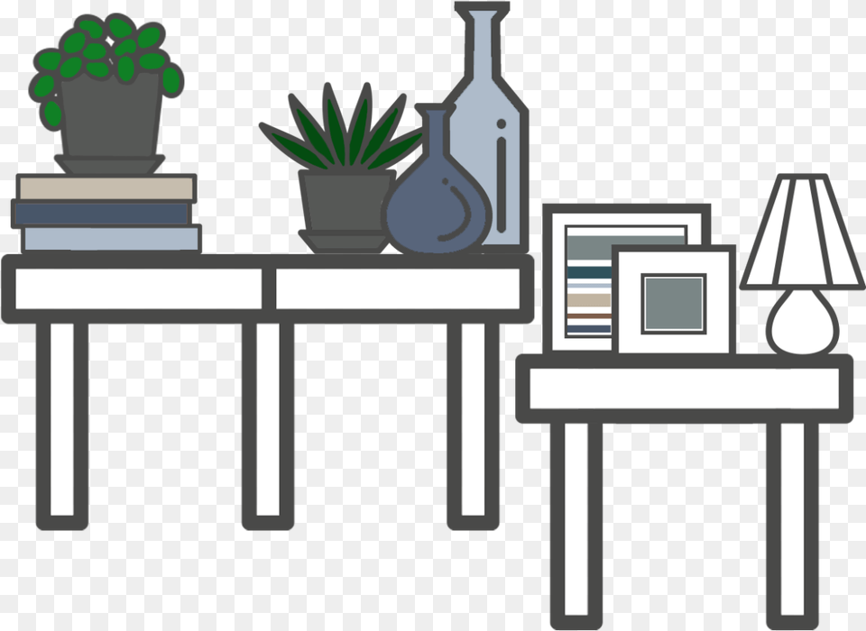 Coffee Table, Vase, Pottery, Potted Plant, Planter Free Transparent Png