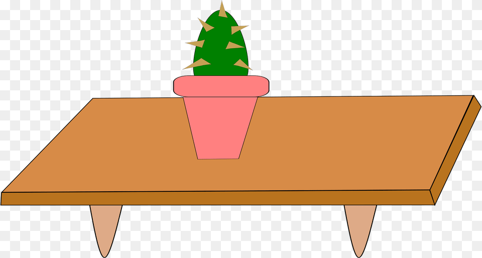 Coffee Table Clipart, Coffee Table, Furniture, Plant, Potted Plant Free Transparent Png