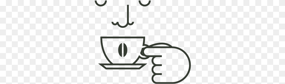 Coffee Tasting Line Art, Cutlery, Cup, Spoon, Beverage Free Png Download